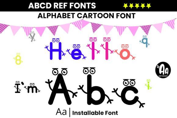 Alphabet Cartoon: A Playful Display Font with Personality