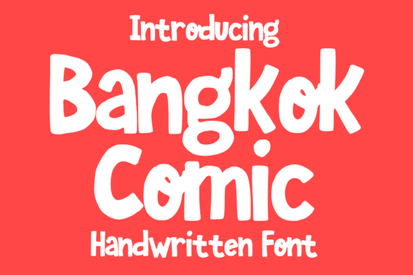 Bangkok Comic Font