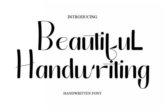 Beautiful Handwriting Font