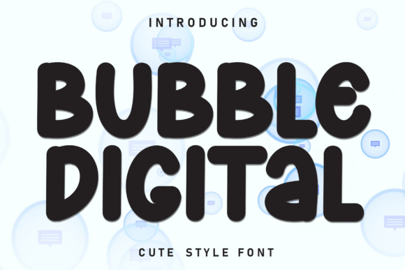 Bubble Digital: A Hand-Scripted Display Font for Makers