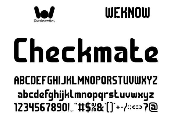 Checkmate Font Review