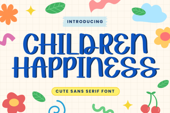 Children Happiness Font