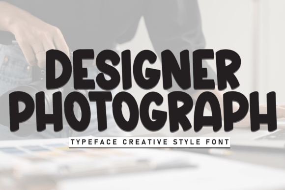 Designer Photograph Display Font for Web Design Projects