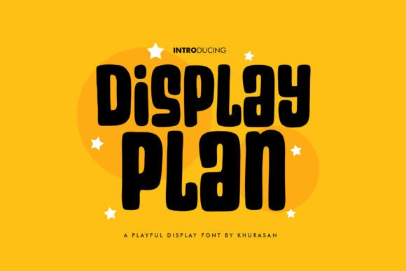 Display Plan Font for Creative Makers