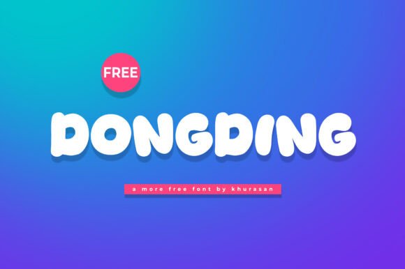 Dongding: A Cute Display Font for Creative Projects