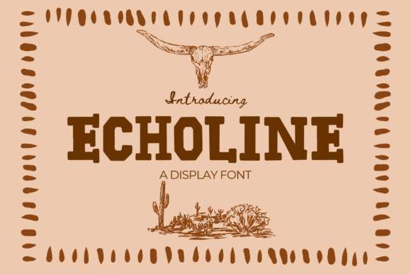 Echoline: A Handwritten Display Font for Modern Web Branding