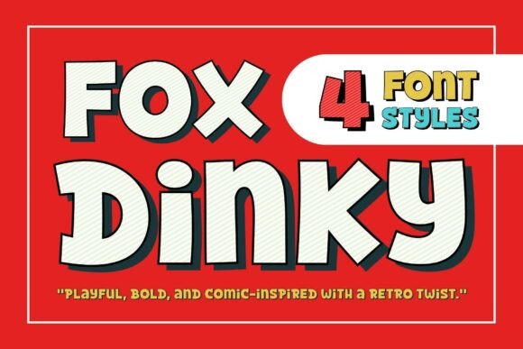 Fox Dinky Display Font Review for Web and Product Designers