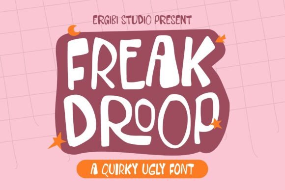 Freak Droop Font for Bold Branding
