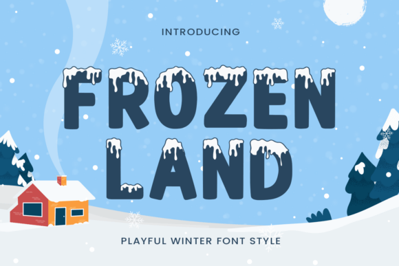 Frozenland Font for Holiday Branding