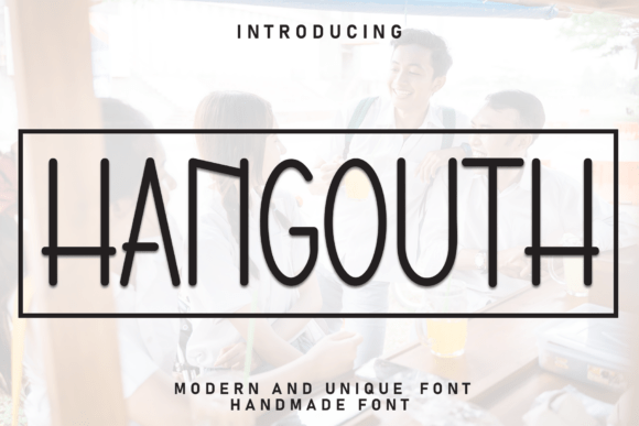 Hangouth: A Handwritten Font for Creative Brands