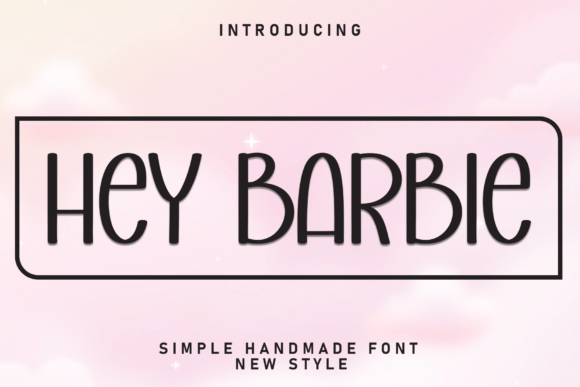 Hey Barbie Display Font for Playful Web Design and Digital Branding