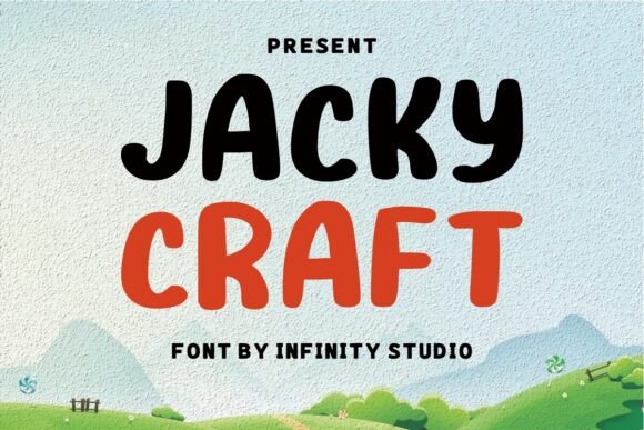 Jacky Craft Font for Creative Design