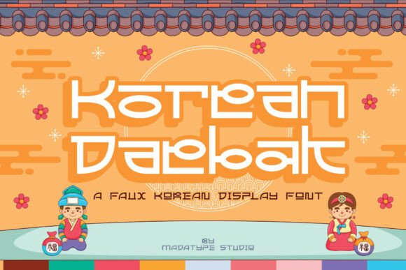 Korean Daebak Font