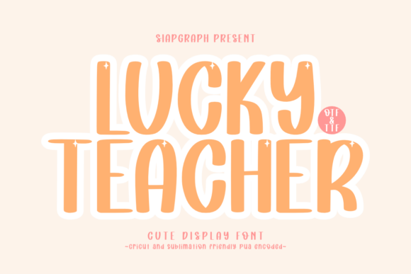 Lucky Teacher Font for Creative Projects
