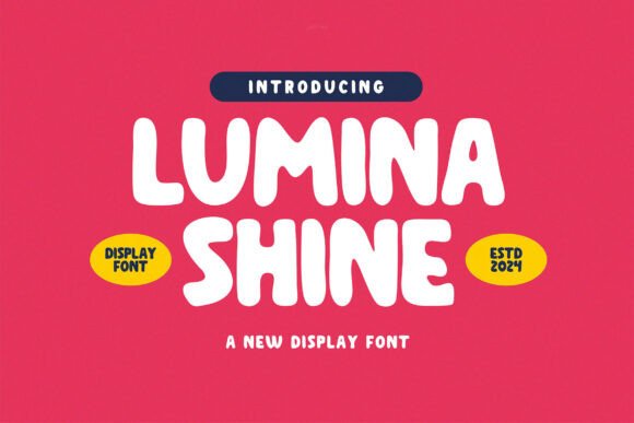 Lumina Shine: A Warm Display Font for Editorial Design