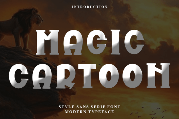 Magic Cartoon: A Whimsical Display Font for Festive Editorial Design