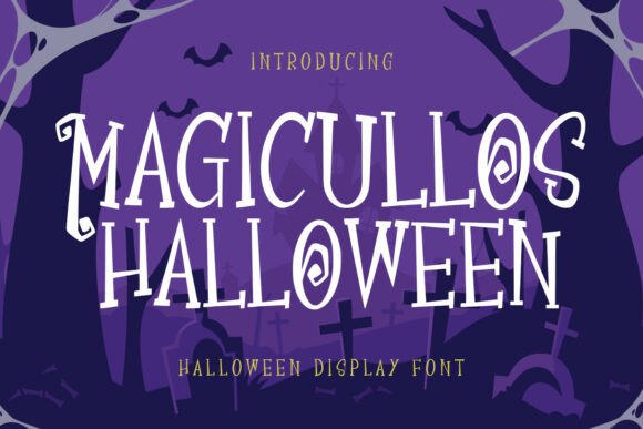 Magicullos Halloween: A Quirky Display Font for Handmade Products