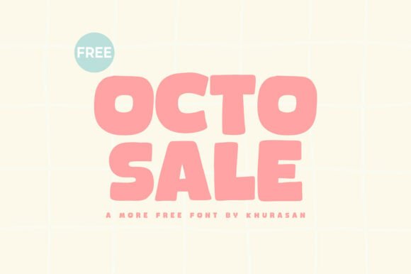 Octosale Font for Creative Campaigns