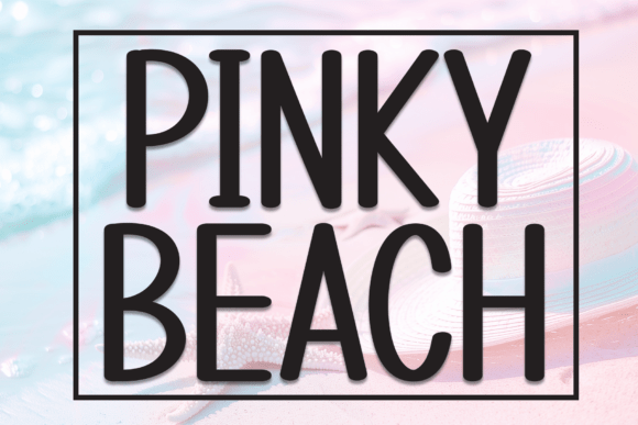 Pinky Beach Font for Web Design