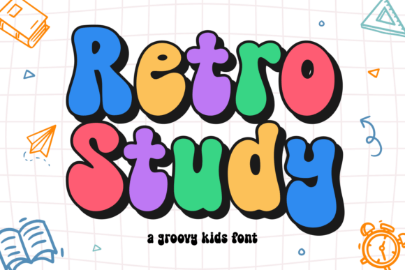 Retro Study Font Brings Scholarly Charm to Campaign Visuals
