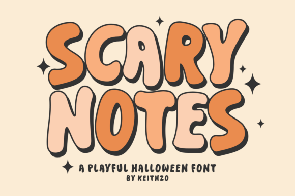 Scary Notes Display Font Adds Retro Edge to Campaigns