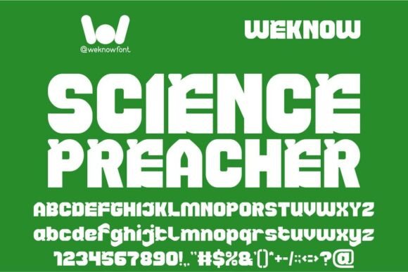Science Preacher Font