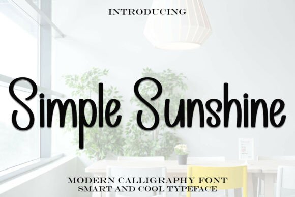 Simple Sunshine Font for Bold Campaigns
