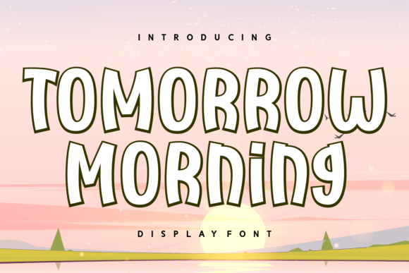 Tomorrow Morning Font for Cheerful Web Design Headlines
